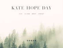 Tablet Screenshot of katehopeday.com